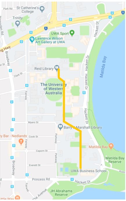 Autonomous Vehicle Route